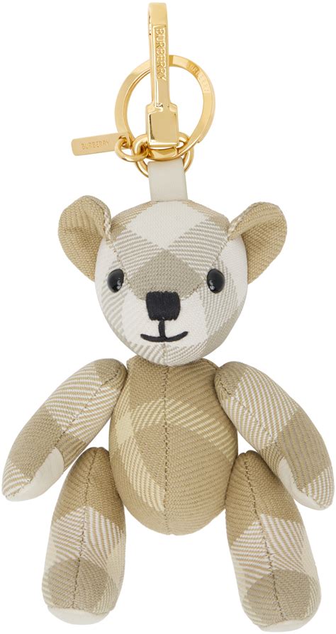 bear keychain burberry|Burberry backpack charm.